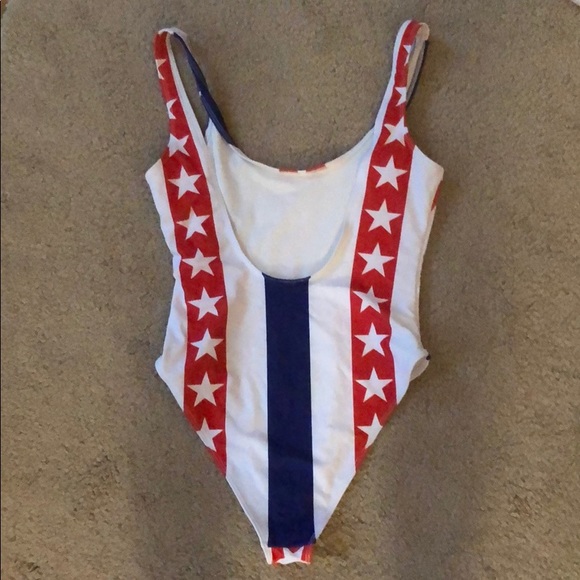 American flag bathing suit one piece - Picture 4 of 4